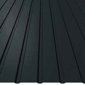   T8 trapézlemez ÉCS, RAL7016 matt (egyoldalas antracit szürke) - 2000mm - fal profil - vtg.: 0,40mm