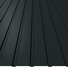   T8 trapézlemez, RAL7016 matt (egyoldalas antracit szürke) - fal profil - vtg.: 0,40mm