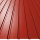 T8 trapézlemez, RAL3000 fényes (egyoldalas tűzpiros) - fal profil - vtg.: 0,50mm