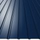 T8 trapézlemez, RAL5010 fényes (egyoldalas kék) - fal profil - vtg.: 0,50mm