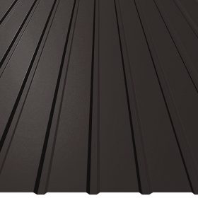   T8 trapézlemez, RAL8019 matt (egyoldalas szürkésbarna) - fal profil - vtg.: 0,50mm