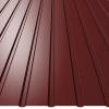 T8 trapézlemez ÉCS, RAL3009 (egyoldalas bordó) - 2000mm - fal profil - vtg.: 0,50mm