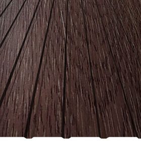   T8 trapézlemez, Sötét tölgy (egyoldalas-hátulja barna) - fal profil - vtg.: 0,40mm