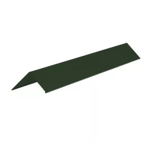   Gerincelem trapézlemezhez, Fényes krómzöld RAL6020, Hossz: 2000mm
