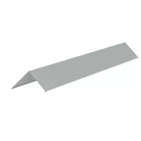   Gerincelem trapézlemezhez, Fényes ezüstszürke RAL9007, Hossz: 2000mm