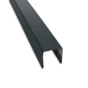   T18 táblás kerítést záró U profil, Matt antracit szürke RAL7016, Hossz: 2000mm