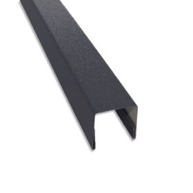   T18 táblás kerítést záró U profil, Matt grafitszürke RAL7024, Hossz: 2000mm