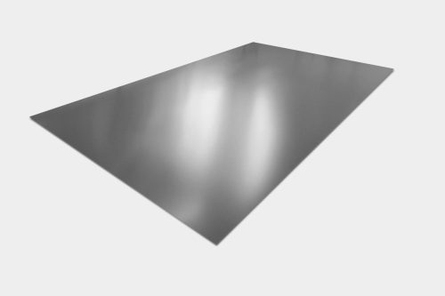 Síklemez fényes szürke alumínium RAL9007, lemezvastagság 0,50mm