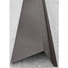 Oromszegély, Fényes szürkésbarna RAL8019, Hossz: 2000mm