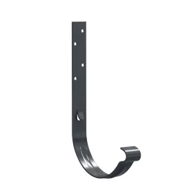   Csatornatartó vas, 210mm, 33-as(nagy) rendszerhez, egyenes szárú, RAL 7011 fényes Szürke (30 év garancia)