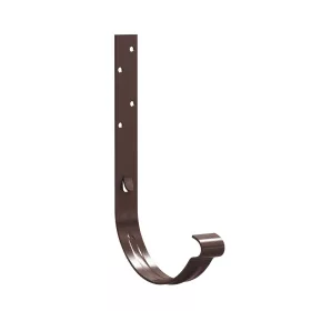   Csatornatartó vas, 210mm, 33-as(nagy) rendszerhez, egyenes szárú, RAL 8017 fényes Csokoládébarna (30 év garancia)