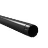 Lefolyócső, 3m, 100mm átmérő, RAL 9005 fényes Fekete