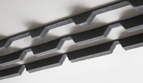 Tömítőprofil, T35 trapézlemezhez, Felső (gerinchez)