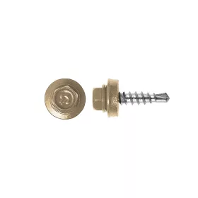   Rögzítő csavar fémhez, RAL1015 fényes (bézs) - 4,8*19mm - 50db
