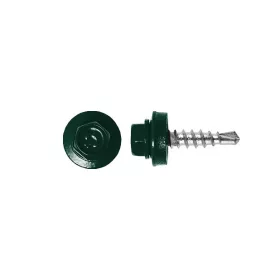   Rögzítő csavar fémhez, RAL6005 fényes (zöld) - 4,8*19mm - 50db