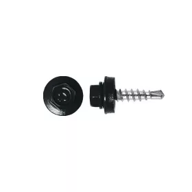   Rögzítő csavar fémhez, RAL7016 fényes (antracit szürke) - 4,8*19mm - 50db