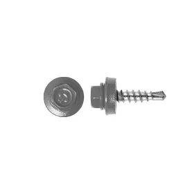   Rögzítő csavar fémhez, RAL9007 fényes (ezüstszürke) - 4,8*19mm - 50db