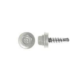   Rögzítő csavar fémhez, RAL9010 fényes (hófehér) - 4,8*19mm - 50db