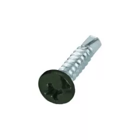   D Fejű önfúró csavar fémhez, RAL6020 fényes (mohazöld) - 4,8*16 mm - 50db