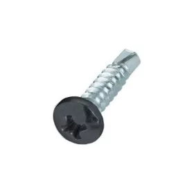  D Fejű önfúró csavar fémhez, RAL7011 fényes (acélszürke) - 4,8*16 mm - 50db