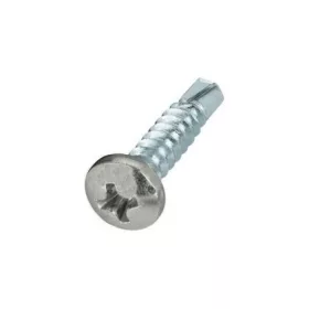   D Fejű önfúró csavar fémhez, RAL9002 fényes (törtfehér) - 4,8*16 mm - 50db