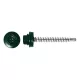 Rögzítő csavar fához, RAL6005 fényes (mohazöld) - 4,8*35mm - 50db
