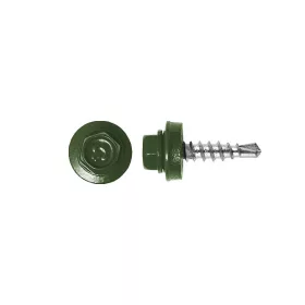   Rögzítő csavar fémhez, RAL6011 fényes (rezedazöld) - 4,8*19mm - 50db