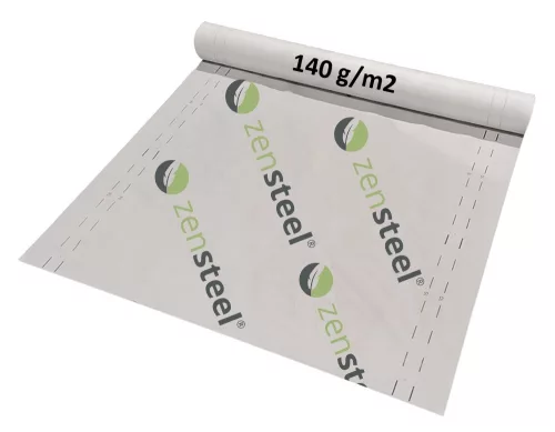 Páraáteresztő (Diffúziós) tetőalátétfólia, 140g/m2, 1,5 m x 50 m / tekercs (75m2)