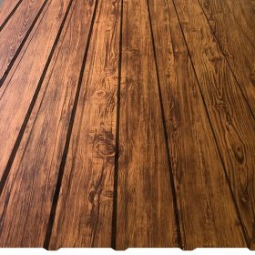   T8 trapézlemez, Világos dió (kétoldalas) - fal profil - vtg.: 0,45mm