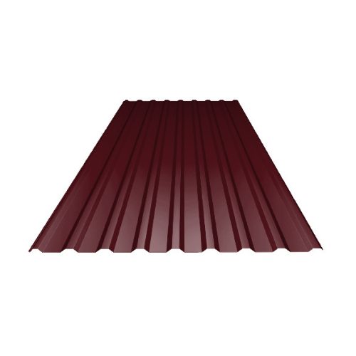Értékcsökkentett- T18 trapézlemez, RAL3005 (borvörös) - 2000mm - vtg.: 0,50mm
