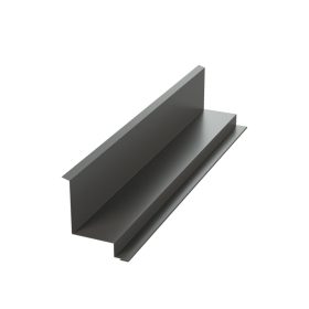   Oldalfal szegélylemez, Matt antracit szürke (RAL7016), Hossz: 2000mm