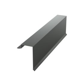   Oromdeszka szegélylemez, Matt antracit szürke (RAL7016), Hossz: 2000mm